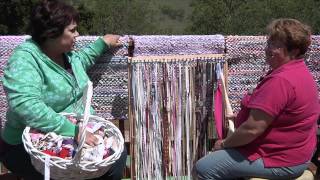 Rag Rug Weaving [upl. by Esinehs]