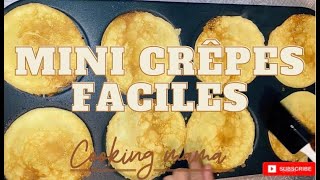 COMMENT FAIRE DES MINI CRÊPE FACILEMENT ET RAPIDEMENT   Cooking mama crêpefacile [upl. by Blackman665]