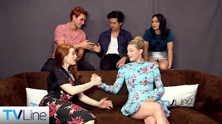 The cast of Riverdale at ComicCon 2019  TV Insider [upl. by Tiffa]