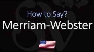 How to Pronounce Merriam Webster CORRECTLY [upl. by Adnihc]