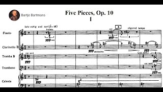 Anton Webern  Five Pieces for Orchestra Op 10 1913 [upl. by Medea]