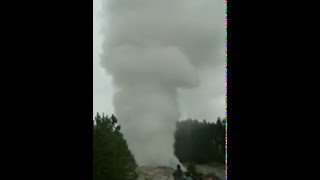 Rare Eruption Of Worlds Tallest Geyser [upl. by Nodababus850]