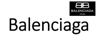 How to Pronounce Balenciaga CORRECTLY [upl. by Sidman74]