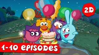 KikoRiki 2D  Full Episodes collection Episodes 110  Cartoons for Kids [upl. by Akimyt352]