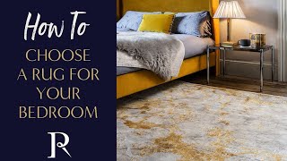 How To Choose A Bedroom Rug  Rugsie [upl. by Meade601]