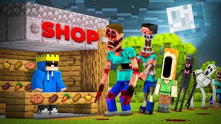 I Opened a SCARY Shop in Minecraft [upl. by Innek]