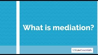 What is mediation updated [upl. by Hotze]