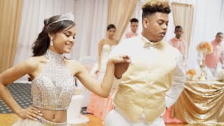 Maciel Paredes  Quinceañera Sweet15  Court Duet and Surprise Dance [upl. by Aneleairam]