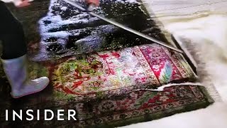 How The Dirtiest Rugs Get Professionally Cleaned [upl. by Leur]