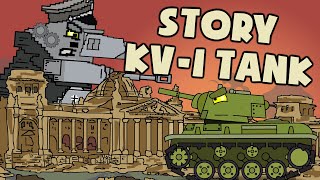 Story of Kliment Voroshilov KV1 Tank  Cartoons about tanks [upl. by Larrisa818]