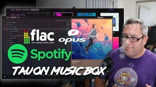 TAUON MUSIC BOX  Spotify Front end and Music Player for Linux [upl. by Renault363]