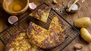 Recette de galette de Pommes de terre simple et croustillante [upl. by Dollar]