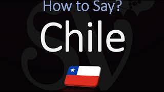 How to Pronounce Chile CORRECTLY [upl. by Rilda293]