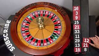 American Roulette 21 Numbers in 12 Minutes [upl. by Agnella340]