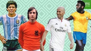 The 100 Greatest Footballers of All Time [upl. by Ecined]