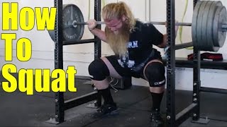 How To Squat Low Bar [upl. by Bathelda]