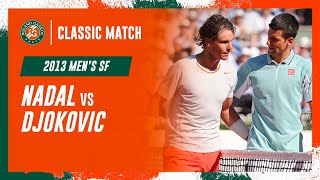 Nadal vs Djokovic 2013 Mens semifinal  RolandGarros Classic Match [upl. by Owain]