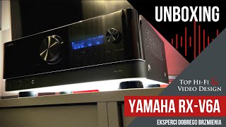 Amplituner Kina Domowego Yamaha RXV6A  Unboxing PL [upl. by Dnumde]