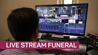 Cant make the funeral Just watch the live stream [upl. by Kcerred]