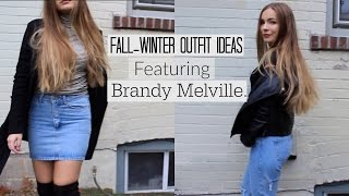 BRANDY MELVILLE FALLWINTER OUTFITS [upl. by Eugenius]