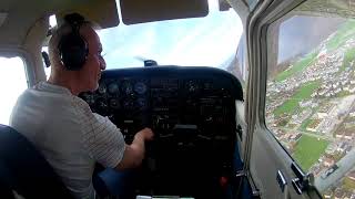 Landing at Buochs LSZC [upl. by Anaiuq]