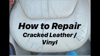 How to Repair Leather Cracks and scuffs with Luxury Leather Repairs CrackCrease Repair Kit [upl. by Gutow]