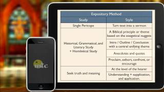 The Expository Method of Preaching [upl. by Niatsirt]