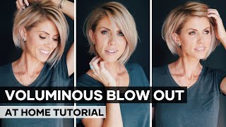 Voluminous Blow Out  AT HOME TUTORIAL [upl. by Alexi942]