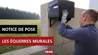 Notice de pose  les équerres murales [upl. by Ardnuasak849]