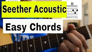 How To Play Broken  Seether  Easy Acoustic Guitar TutorialLesson [upl. by Wilhelmine824]