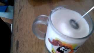 Aerolatte Review Frothing Cold Milk In Under 1 Minute [upl. by Guillemette]