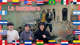 MV REACCION Gente de Zona  La Gozadera Official Video ft Marc Anthony Reaccion del Coreano [upl. by Taryn]