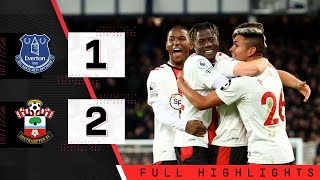 EXTENDED HIGHLIGHTS Everton 12 Southampton  Premier League [upl. by Surbeck]