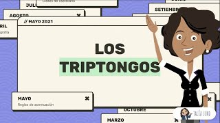 Los triptongos  CASTELLANO  Video educativo [upl. by Bernstein]