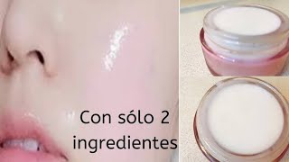 como hacer crema de arroz coreana para la cara hecho en casa [upl. by Hnacogn826]